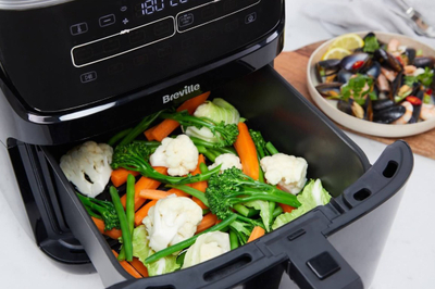 Fritezë me ajër të nxehtë Breville VDF133X, 7L, 1700W, e zezë