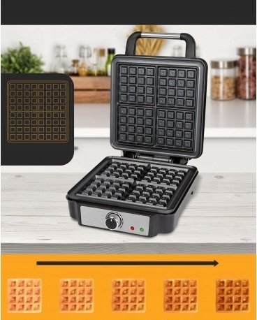 Gofrues Proficook PC-WA1241, rregullim temperature, sipërfaqe jo-ngjitëse, inox