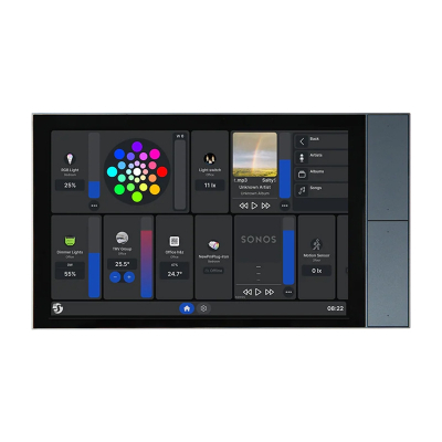 Panel muri smart Shelly Wall Display XL, ekran me prekje, gri