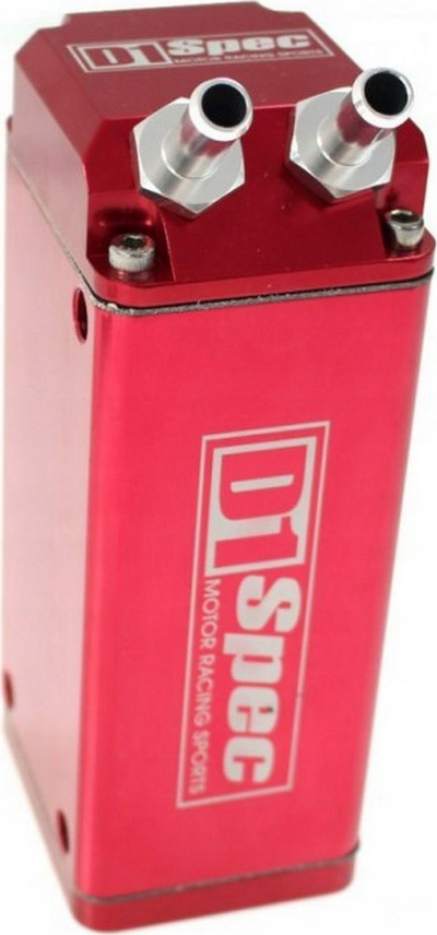 Depozitë vaji D1Spec Oil Catch Can, universal, metalike, e kuqe