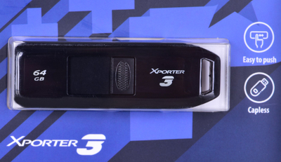 USB PARTIOT FLASHDRIVE Xporter 3 Type A, 64 GB, USB Type-A