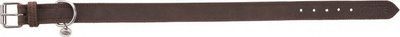 Qafore qeni Trixie Rustic, lëkurë e trashë, 42-48 cm, kafe e errët