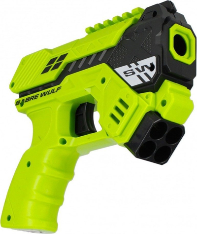 Pistola lodër Mega Creative Dart Gun, set 2 copë, me aksesore, shumëngjyrëshe