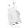 Karikues muri Baseus Compact CCXJ010202, 2x USB A, 2.1A, i bardhë