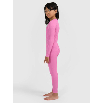Термички комплет без рабови 4F Seamless Thermal Underwear, за девојчиња, розова
