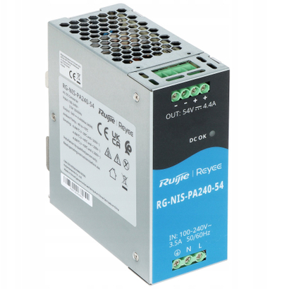 Furnizues energjie Ruijie Reyee RG-NIS-PA240-54, 54V DC, 4.4A, gri