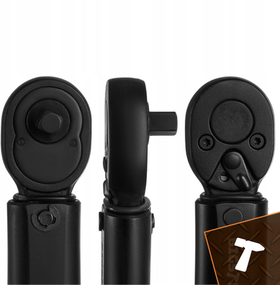 Динамометриски клуч БИГСТРЕН 26079, 3/8", 7–112Nm, металик