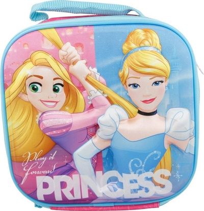Термална чанта за појадок Princess, 3D, за деца, повеќебојна
