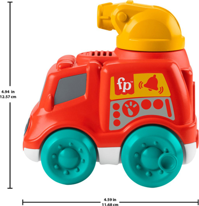 Lodër automjet Fisher-Price HRP27, me toptha brenda, për foshnje 6m+, shumëngjyrëshe