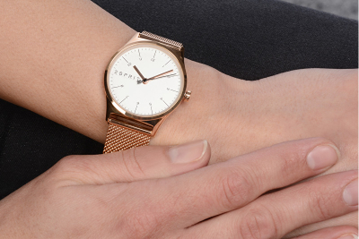 Orë dore Espirit Essential Silver Rose Gold Mesh ES1L034M0085