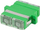 Adapter optik fibër Lanberg SM SC APC, dupleks, me kapak transparent, set 20 copë