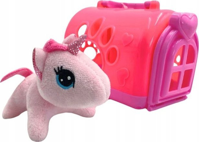 Lodër pelushi Swede Unicorn In A Bag, me kafaz plastik, për kalamaj 3+