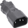 Adapter energjie INLINE IEC 60320 C14 në C5, 2.5A, i zi
