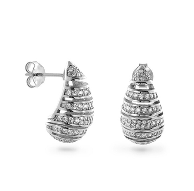 Vathë për femra AGAIN Jewelry Tear Drop AJNS0054, të argjendtë