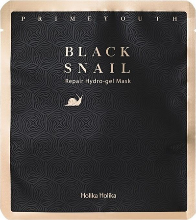 Maskë fytyre Holika Holika Prime Youth Black Snail Repair, hidro xhel, 25g