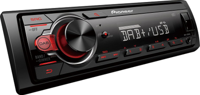Radio veture Pioneer MVH-130DABAN, DAB, 200W, e zezë
