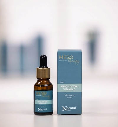 Serum fytyre Nacomi Next Mesotherapy Cocktail Vitamin C, 15 ml, kundër njollave