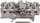 Terminal bllok Wago 2001-1411, 4 përçues, 1.5mm², me diodë, gri