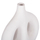 Vazo dekorative Clayvon 23,5x8x24,5Hcm (HM4413), bardhë