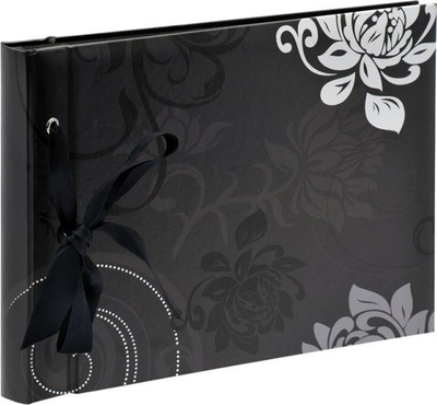 Album fotografish Walther Design Grindy 23x16, 40 faqe, për foto 9x13 cm, i zi