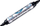 Marker permanent Centrum me dy maja, 2–4.5 mm, i zi