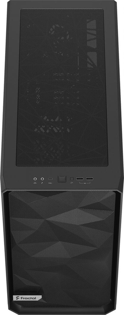 Kasë Fractal Design Meshify 2 TG Dark Tint, e zezë, Midi Tower