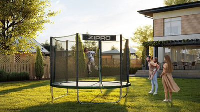 Trampolinë kopshti me rrjetë të jashtme Zipro 8FT (252cm)