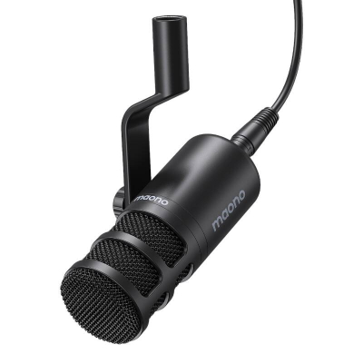 Mikrofon podcasti Maono PD100, dinamik XLR, kardioid, i zi