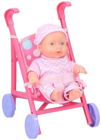 Сет играчки My Baby &amp; Me, кукла со количка, за деца 3+