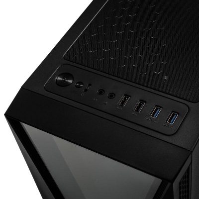 Kasa kompjuteri Kolink Void RGB Midi Tower, me dritare, e zezë