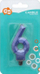 Qiri torte Godan Birthday Candle 7, 7.5cm, blu e errët metalike