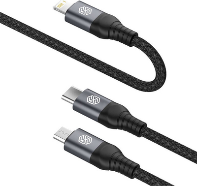 Kabllo karikimi Nillkin Swift Pro 3in1, 4.4A, 1.5m, e zezë