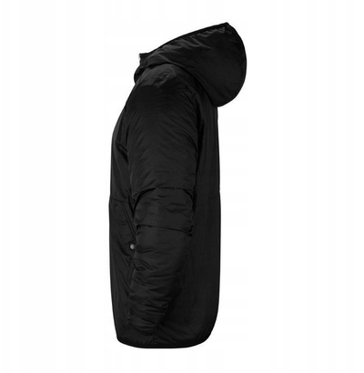 Jakne junior Nike Team Park 20 Fall CW6159 010, të papërshkueshme nga uji, me zinxhir të plotë, e zezë