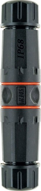 Lidhës rrjeti Schwaiger NWDK16533 RJ45, IP68, femër – femër, e zi
