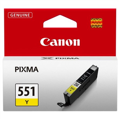 Patron boje Canon CLI-551, i verdhë, origjinal