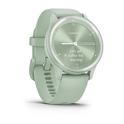 Ora sportive Garmin Vivomove Sport, hibride, GPS, jeshile