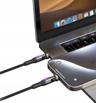 Kabllo karikimi STATIK PowerPivot Pro, USB C në USB C, 1m, najlon i zi