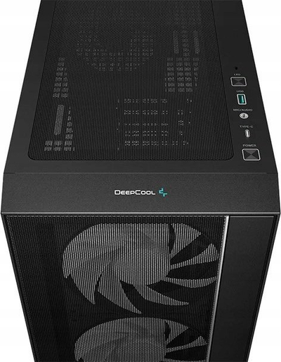 Kullë PC Deepcool MATREXX 55 MESH V4, ATX, xham i temperuar, e zezë
