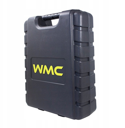 Set veglash WMC 59 pjesë, kaçavidë elektrike 750W, valixhe plastike, gri
