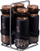 Set mbajtësesh për erëza Berlinger Haus BH-1999 Black Rose, 4 copë, të zeza