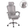Karrige zyre Barnet HM18258.02, mesh, me mbështetëse këmbësh, gri