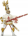 Figurinë kalorës Papo White Fleur de Lys Knight, shumëngjyrëshe