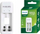 Karikues baterish Philips SCB2070NB, 2xAAA 700mAh, micro USB, i bardhë