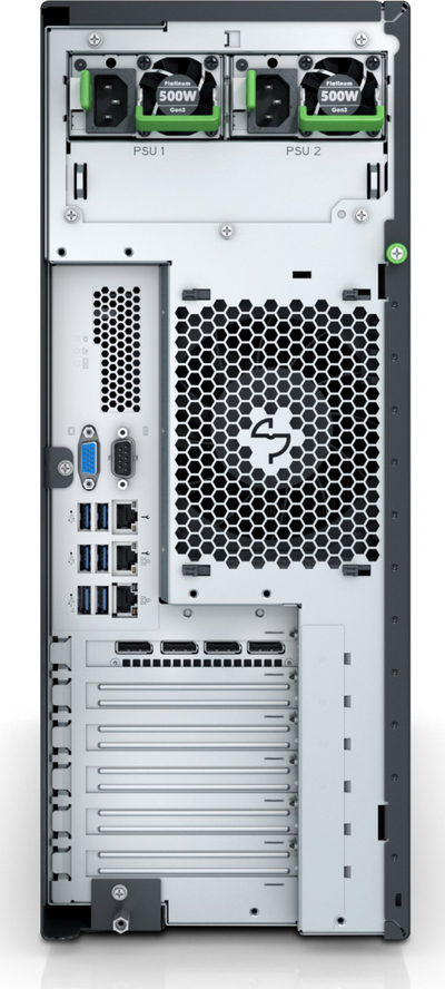 Server tower Fujitsu PRIMERGY TX1330 M6, Intel Xeon E-2456 3.3GHz, pa disk, i zi