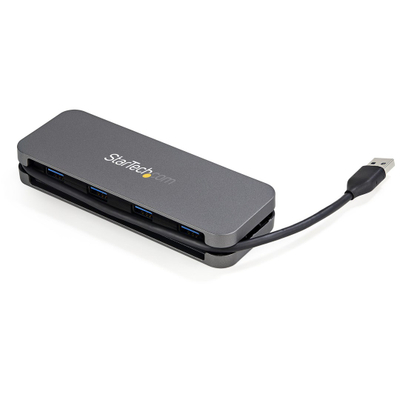 Hub USB StarTech 4 Porta, USB 3.0, 5 Gbps, gri