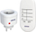 Prizë wireless ORNO Mini, me telekomandë 1+1, e bardhë