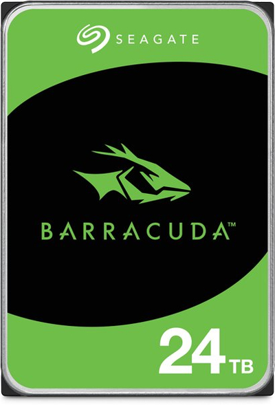 Внатрешен тврдат диск Сигејт БараКуда, 24TB, САТА III 7200RPM, зелен
