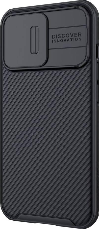 Futrollë Nillkin CamShield Case Pro për iPhone 13 Pro, me kapak kamere, e zezë