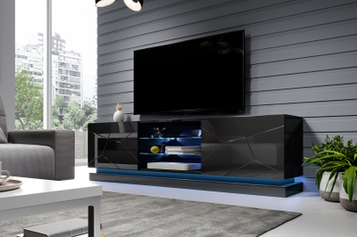 Shirit drite Cama QIU 200, 200 cm, AC, blu