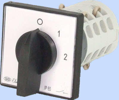 Ndërprerës rrotullues Elektromet Łuk E16-32, 3P 16A, IP65, me pllakë montimi